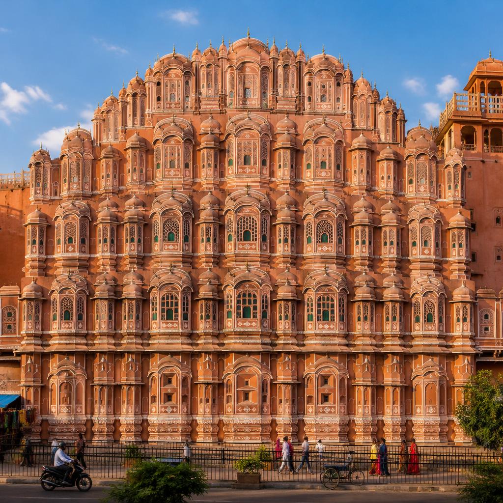 Hawa Mahal palace in Jaipur